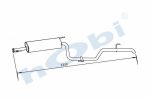 Egzoz Susturucu, E2, 6384901015 Mercedes Vito Alusi, Tip:I,