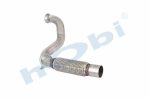 Boru, Egzoz Ön, E4, 9704901919 Mercedes Atego Ø76,2 Inox, Flexli, - Görsel 3