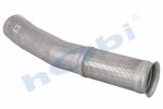 Boru, Egzoz Ön, E4, 9304905419 Mercedes Actros Ø120 Alusi, Spiral (K),