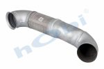 Boru, Egzoz Ön, E3, 9484905019 Mercedes Actros Ø127 Alusi, Spiral (P),
