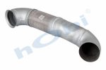 Boru, Egzoz Ön, E3, 9484905019 Mercedes Actros Ø127 Alusi, Spiral (K),