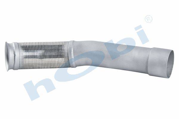 2311 Boru, Egzoz Ön, E3, 9424901019 Mercedes Actros Ø120 Alusi, Spiral (P), - Görsel 1