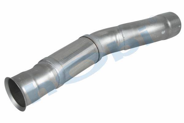 2357 Boru, Egzoz Ön, E5, 9304905719 Mercedes Actros Ø120 Inox, Spiral (P), - Görsel 1