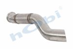 Boru, Egzoz Ön, E5, 9304903319 Mercedes Actros Ø120 Inox, Spiral (P),