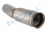 Boru, Egzoz Ön, E6, 9604906319 Mercedes Actros Ø127 Inox, Flexli,