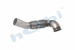 Boru, Egzoz Ön, E4, 9304908319 Mercedes Actros Ø120 Inox, Flexli, - Görsel 3