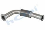 Boru, Egzoz Ön, E4, 6334901710 Mercedes Intouro Ø88,9 Inox, M-Spiralli,