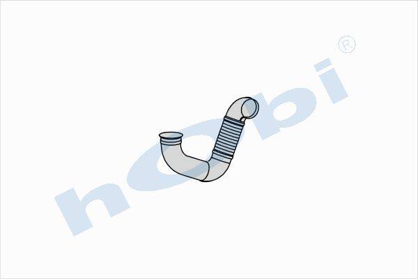 2534 Boru, Egzoz Ön, E3, 9484901319 Mercedes Actros Ø127 Alusi, Spiral (P), - Görsel 1