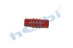 Hortum, Intercooler, 81963200159 Man ID1:Ø50 L1:160 Tip:I, 4 Segman, Kırmızı, - Görsel 2