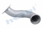 Boru, Egzoz Ön, E1, 6554900425 Mercedes 2635 Ø76,2 Alusi,