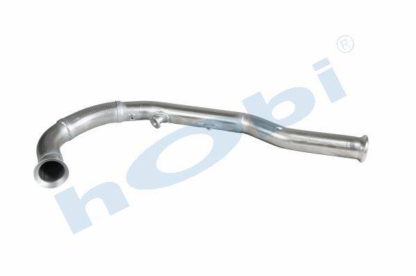 3298 Boru, Egzoz Ön, E4, 7482414016 Renault Midlum Ø88,9 Inox, Spiral (P), - Görsel 1