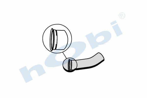 3307 Boru, Egzoz Ön, E3, 5010599390 Renault Premium Ø127 Alusi, - Görsel 1