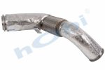 Boru, Egzoz Ön, E6, GC465A212AF Ford Cargo Ø114,3 Inox, Flexli, İzolasyonlu, - Görsel 2