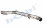 Boru, Egzoz Ön, E6, 23236306 Volvo FH Ø127 Inox, İzolasyonlu,
