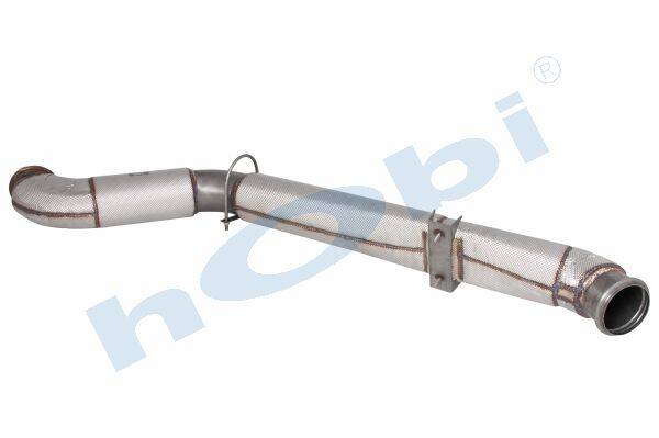 3533 Boru, Egzoz Ön, E6, 23236306 Volvo FH Ø127 Inox, İzolasyonlu, - Görsel 1