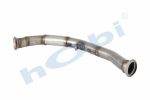 Boru, Egzoz Ön, E5, 7482414024 Renault Midlum Ø88,9 Inox, Flexli, - Görsel 2