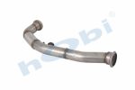 Boru, Egzoz Ön, E5, 7482414024 Renault Midlum Ø88,9 Inox, Flexli, - Görsel 3