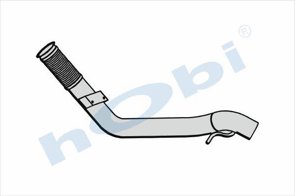 3897 Boru, Egzoz Ön, E3, 41214780 Iveco Eurotech Cursor Ø110 Alusi, Spiral (P), - Görsel 1