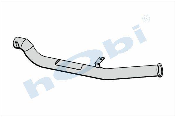 4408 Boru, Egzoz Çıkış, E2, 1333655 Daf CF85 Ø127 Alusi, - Görsel 1