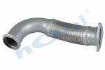 Boru, Egzoz Ön, E2, 1355828 Daf CF75 Ø101,6 Alusi, Spiral (P),