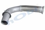 Boru, Egzoz Ön, E2, 1358093 Daf CF75 Ø101,6 Alusi, Spiral (P),