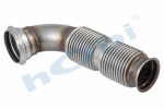 Boru, Egzoz Ön, E6, 5801385138 Iveco Fiat Ø88,9 Inox, Flexli (Körük),