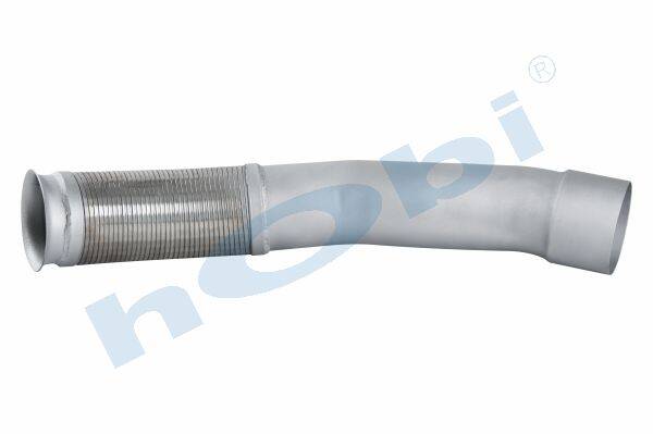 4651 Boru, Egzoz Ön, E3, 9424904119 Mercedes Actros Ø120 Alusi, Spiral (P), - Görsel 1