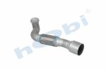 Boru, Egzoz Ön, E6, 9604908447 Mercedes Axor Ø88,9 Alusi, Flexli, - Görsel 3