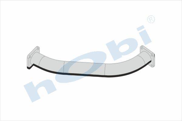 4683 Boru, Egzoz Ön, E3, 1608838 Daf CF85 Ø127 Alusi, - Görsel 1