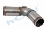 Boru, Egzoz Ön, E6, 2442567 Scania P.G.R Ø127 Inox, Spiral (P),