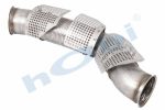 Boru, Egzoz Çıkış, E6, 1924401 Scania P.G.R Ø127 Inox, Spiral (P), Isı Kalkanlı,