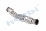 Boru, Egzoz Çıkış, E6, 1924401 Scania P.G.R Ø127 Inox, Spiral (P), Isı Kalkanlı, - Görsel 4