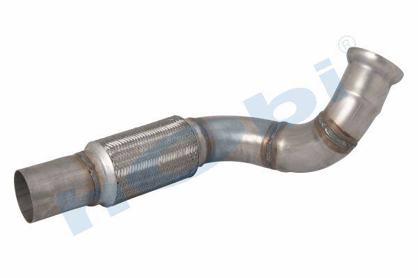 5194 Boru, Egzoz Ön, E6, 9604905019 Mercedes Actros Ø88,9 Inox, Flexli (Körük), - Görsel 1