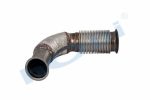 Boru, Egzoz Ön, E4, 1702168 Daf Ø88,9 Inox, Flexli (Körük), İzolasyonlu,