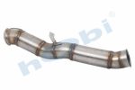 Boru, Egzoz Ön, E6, 2442590 Scania P.G.R.S Ø114,3 Inox, Spiral (P),
