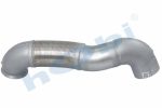Boru, Egzoz Ön, E3, 9484905019 Mercedes Actros Ø127 Alusi, Spiral (PS),