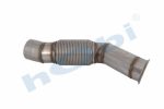 Boru, Egzoz Ön, E6, 9604902420 Mercedes Ø127 Inox, Flexli (Körük), - Görsel 3