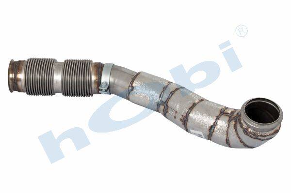5288 Boru, Egzoz Ön, E6, 81152055443 Man TGX Ø110 Inox, Flexli, İzolasyonlu, - Görsel 1