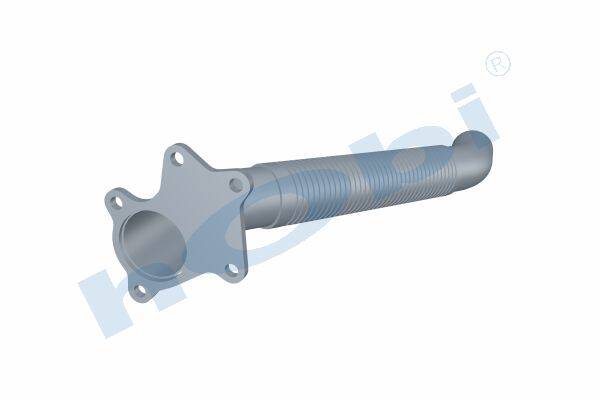 5520 Boru, İş Makinesi, Turbo, 46654992A Doosan Ø57,2 Alusi, Spiral (P), - Görsel 1