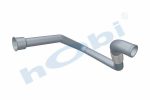 Boru, İş Makinesi, Egzoz Ön, 46741665C Doosan Ø76,2 Inox, Flexli,