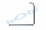 Boru, İş Makinesi, Radyatör, 46646285B Doosan Ø45 Alusi, - Görsel 4