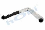 Boru, İş Makinesi, Egzoz, Ø63,5 Ln:910 Dkp, 4 Bükümlü, Flexli, İzolasyonlu,