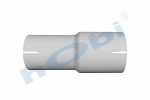 Boru, Universal Adaptör, L1:200 Alusi ID1:Ø120,5 ID2:Ø127,5 - Görsel 2