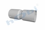Boru, Universal Adaptör, L1:200 Alusi ID1:Ø66 ID2:Ø66 - Görsel 3