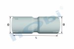 Boru, Universal Adaptör, L1:300 Alusi ID1:Ø111 ID2:Ø111