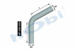 Boru, Universal Dirsek, A:45° Ø101,6 L1:245 L2:245 T:1,5 mm Alusi