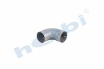 Boru, Universal Sac Dirsek, A:90° Ø108 L1:200 L2:200 T:1,5 mm Alusi ID1:Ø108,5 - Görsel 2