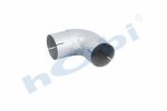 Boru, Universal Sac Dirsek, A:90° Ø101,6 L1:200 L2:200 T:1,5 mm Alusi ID1:Ø102,1 - Görsel 2