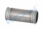 Spiral, KA, ID:Ø115 L:295 IN:Dişi Havşa, OUT:Erkek Havşa, Krom Kaplama,