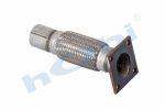 Flex, ID:Ø48 L:235 IN:Flanş, OUT:Şişirme, İç, Dış Örgü, Inox, SS316,